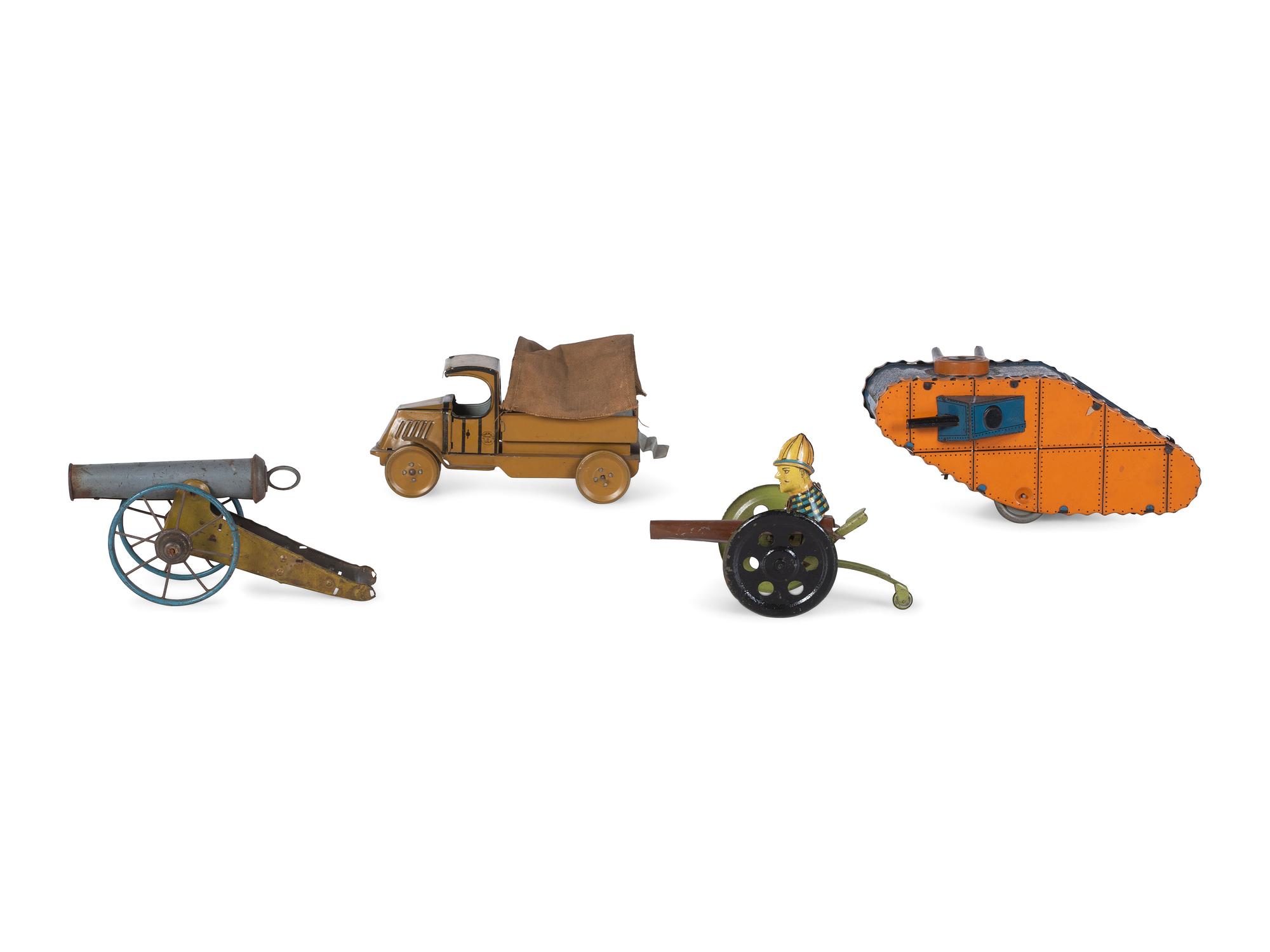 Four Military Toys