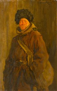 Hans Larwin, (Austrian, 1873-1938), Prisoner of War, 1912