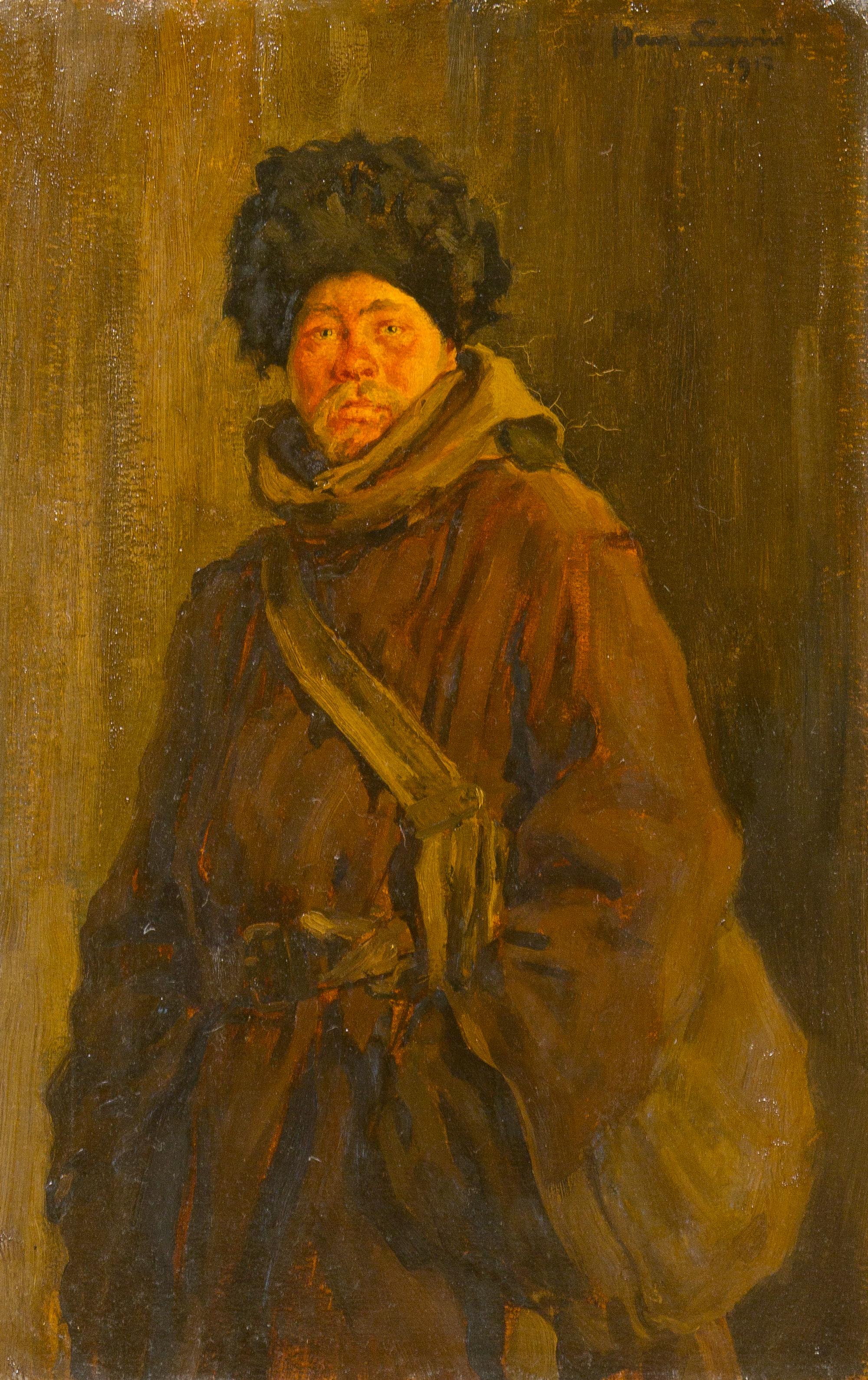 Hans Larwin, (Austrian, 1873-1938), Prisoner of War, 1912