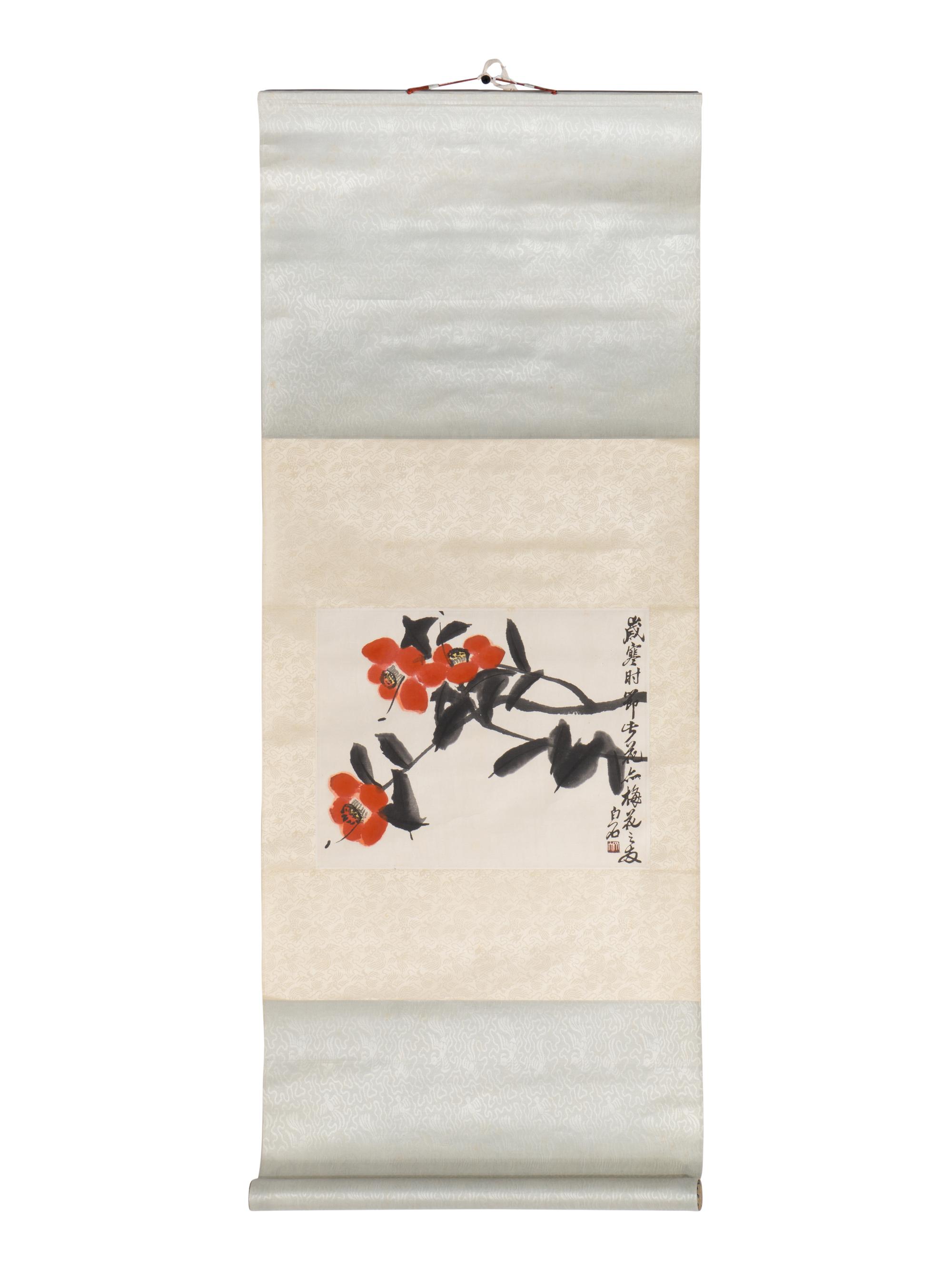 Qi Baishi 齊白石木版水印立軸三幅