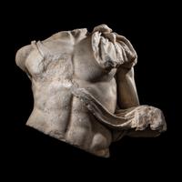 An Over-Lifesized Roman Marble Torso
