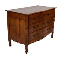 A Louis XV Provincial Fruitwood Commode