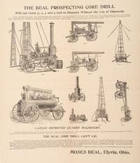 [ADVERTISING]. A group of 3 broadsides promoting machines and goods, incl. Leonard Smith's Smut Machine.