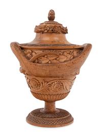 A Treen Ware Covered Urn