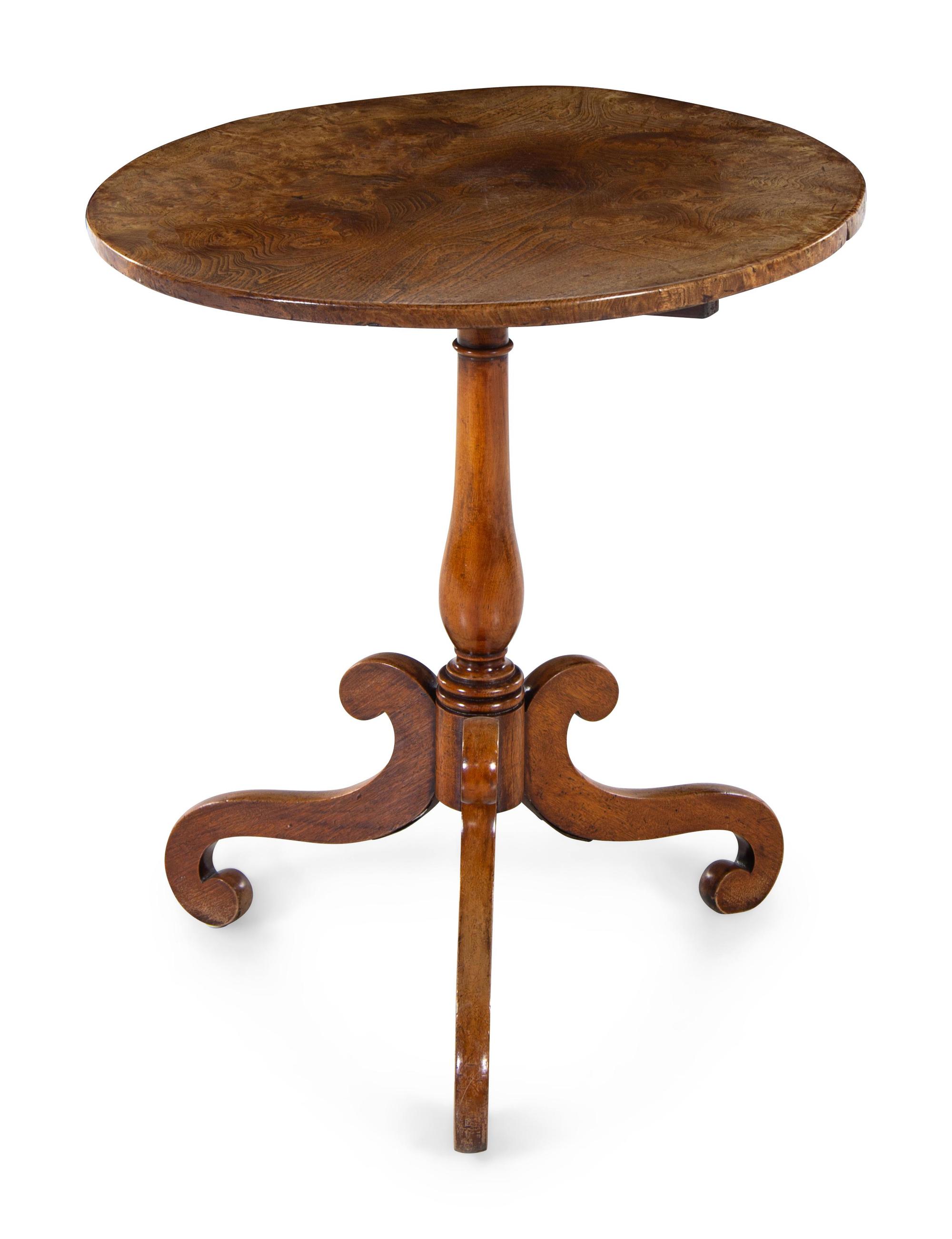 A Louis Philippe Fruitwood Side Table