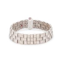 ROBERTO COIN. WHITE GOLD AND DIAMOND 'APPASSIONATA' BRACELET