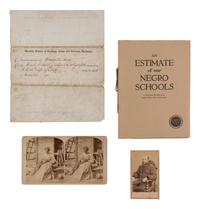 [AFRICAN AMERICANA - AMISTAD]. A group of 7 works, including: