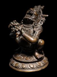 A Tibetan Bronze Figure of Vajradaka