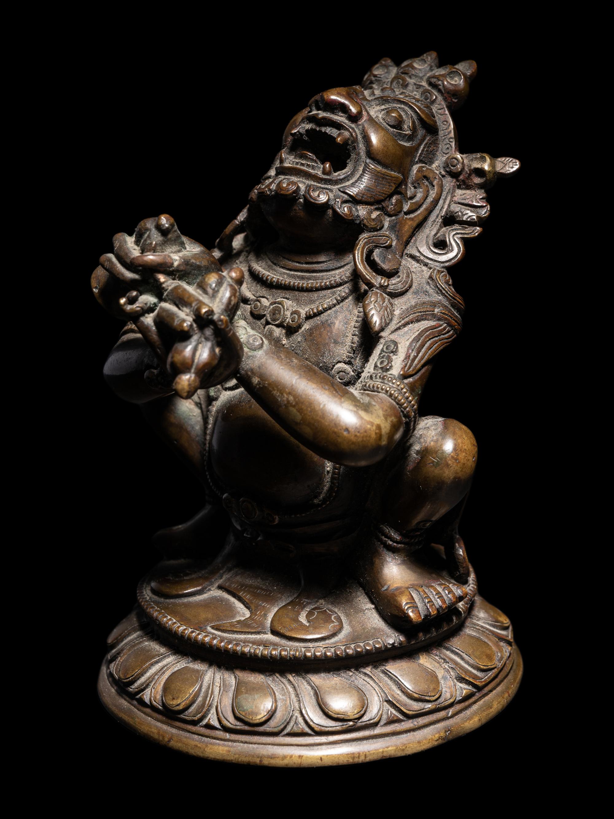 A Tibetan Bronze Figure of Vajradaka