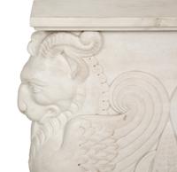 An Italian Specimen Marble and Carved White Marble Table