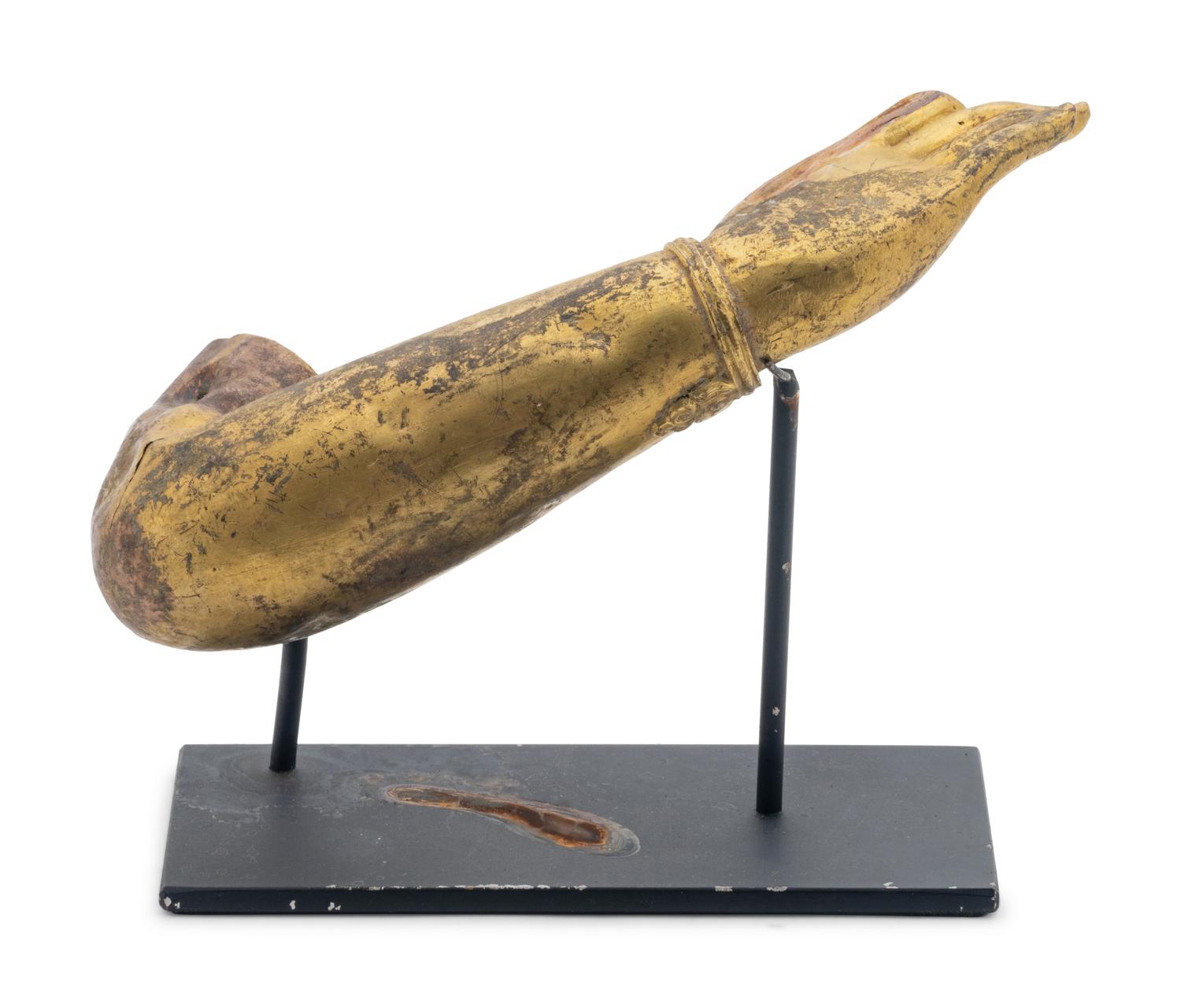 A Gilt Bronze Buddha's Right Arm