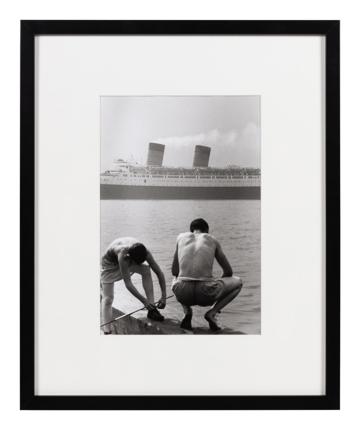 Ruth Orkin (1921-1985) Boys with Ship, NYC, 1948