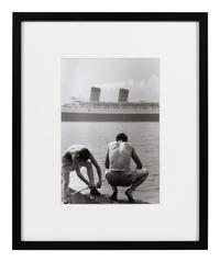 Ruth Orkin (1921-1985) Boys with Ship, NYC, 1948