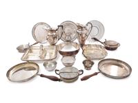 A Collection of Silver-Plate Table Articles