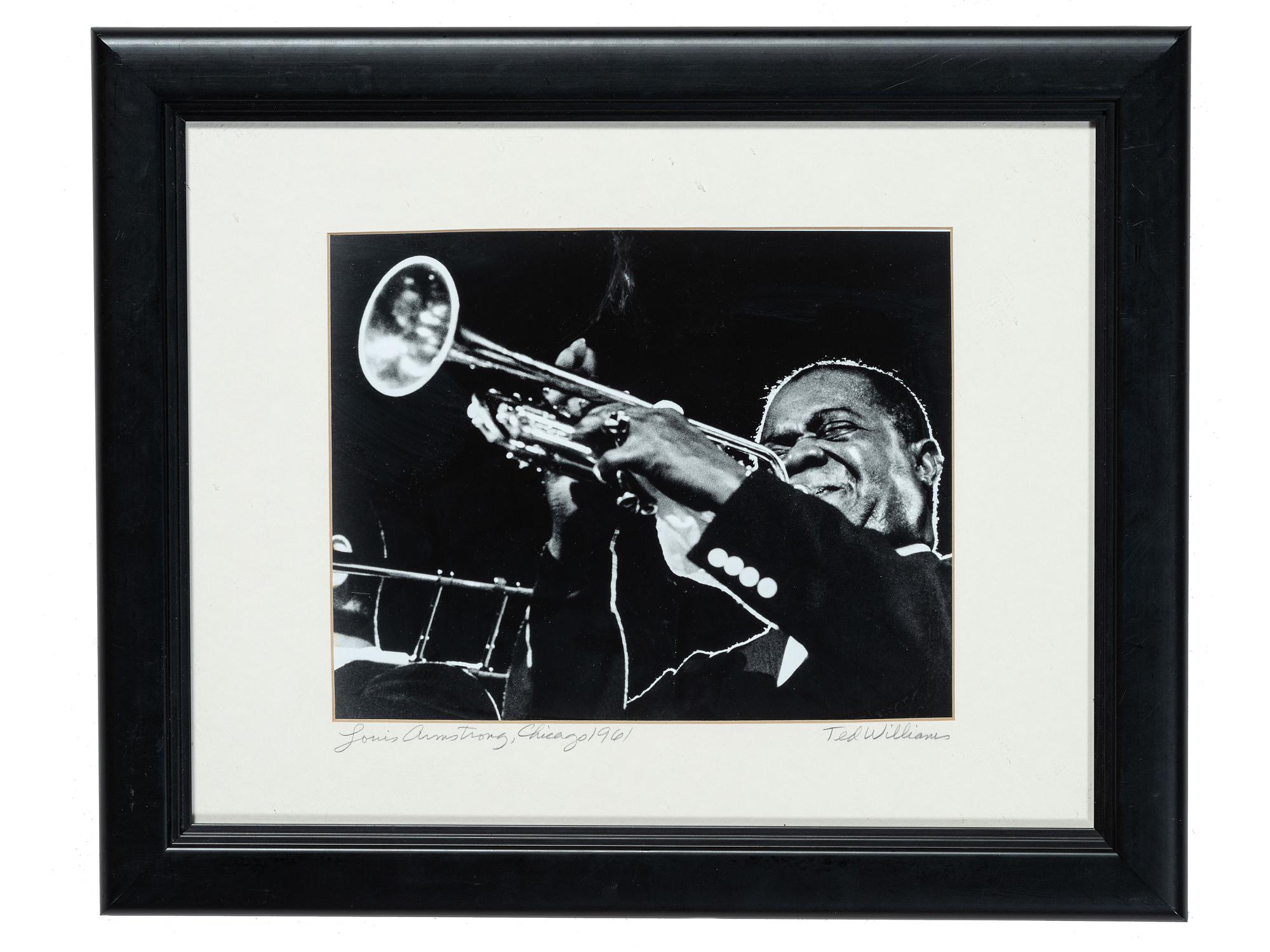[JAZZ]. WILLIAMS, Ted (1925-2020), photographer. A group of 5 photographs, incl. portraits of jazz musicians. Chicago, 1949-1962.