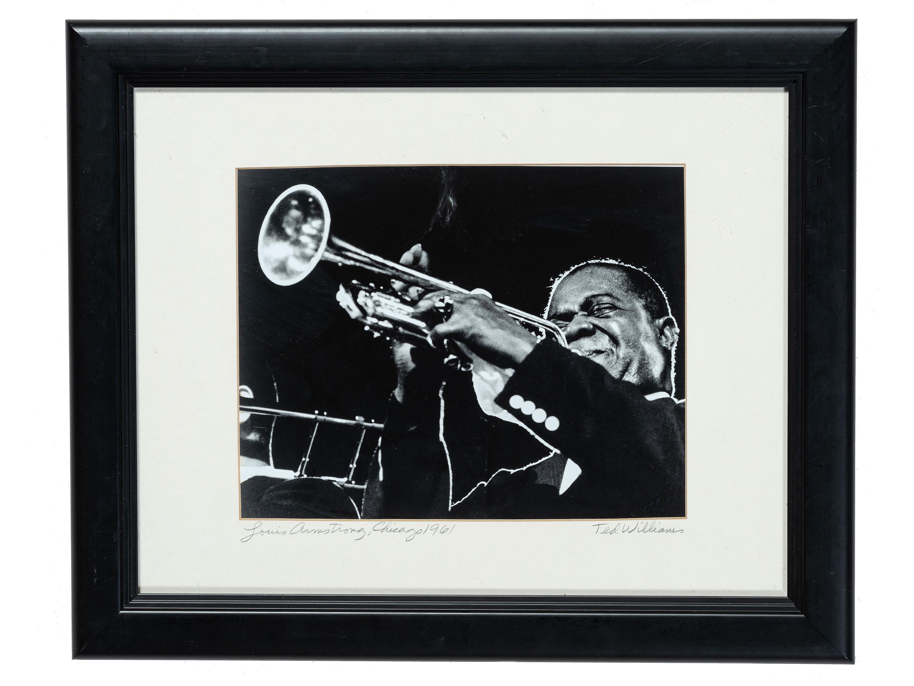 [JAZZ]. WILLIAMS, Ted (1925-2020), photographer. A group of 5 photographs, incl. portraits of jazz musicians. Chicago, 1949-1962.