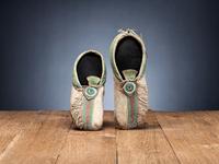 Kiowa Beaded Hide Moccasins
