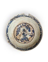 A Syrian or Persian Pottery Bowl