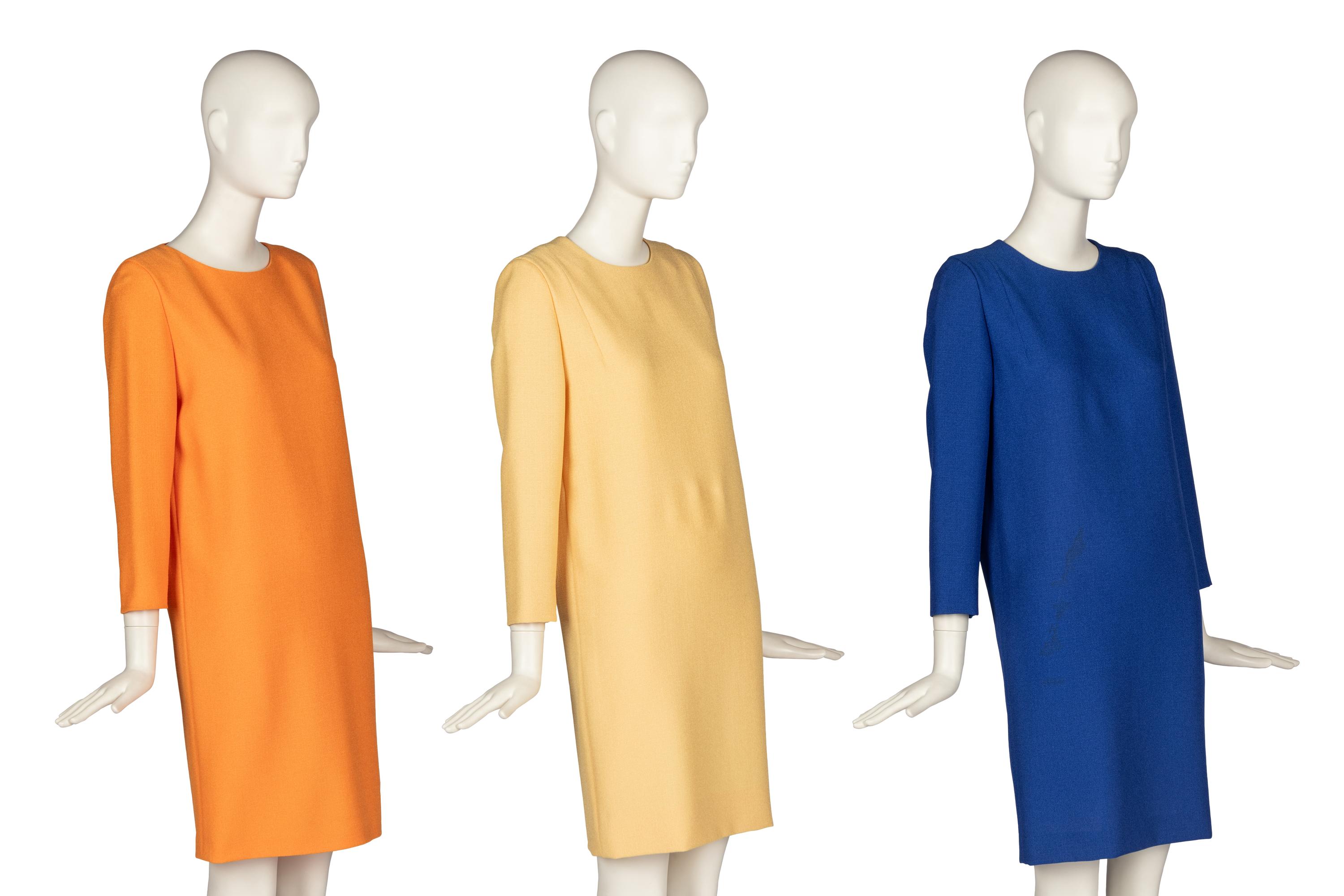 Three Pierre Cardin Haute Couture Dresses