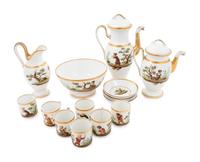 A Paris Porcelain Tea and Coffee Service