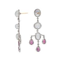 MULTIGEM AND DIAMOND EARRINGS