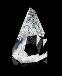 A Steuben Sculpture Height 7 5/8 inches.
