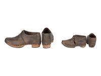 [CIVIL WAR]. Two pairs of Civil War-era southern manufactured shoes, including a scarce salesman's sample.