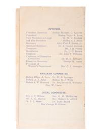 [KING, Martin Luther, Jr. (1929-1968)]. A group of 4 programs from events featuring or honoring Dr. Martin Luther King, Jr. 1956-1965.