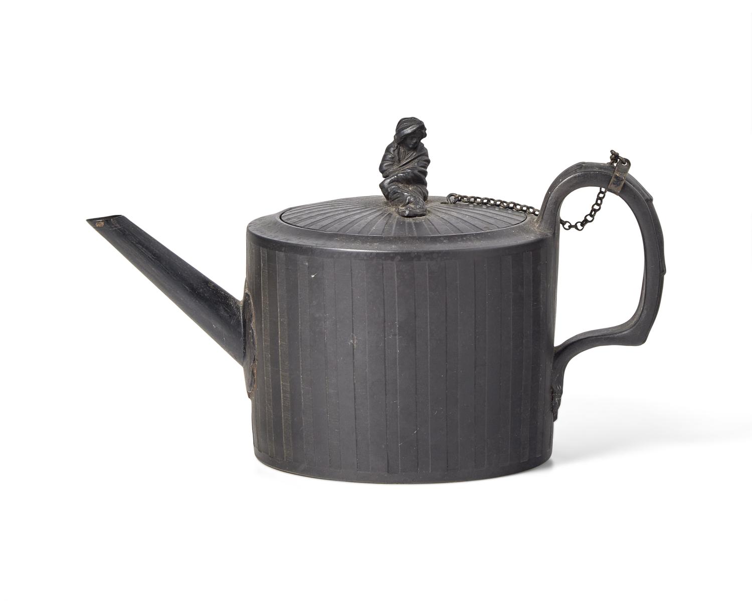 A Wedgwood Black Basalt Teapot