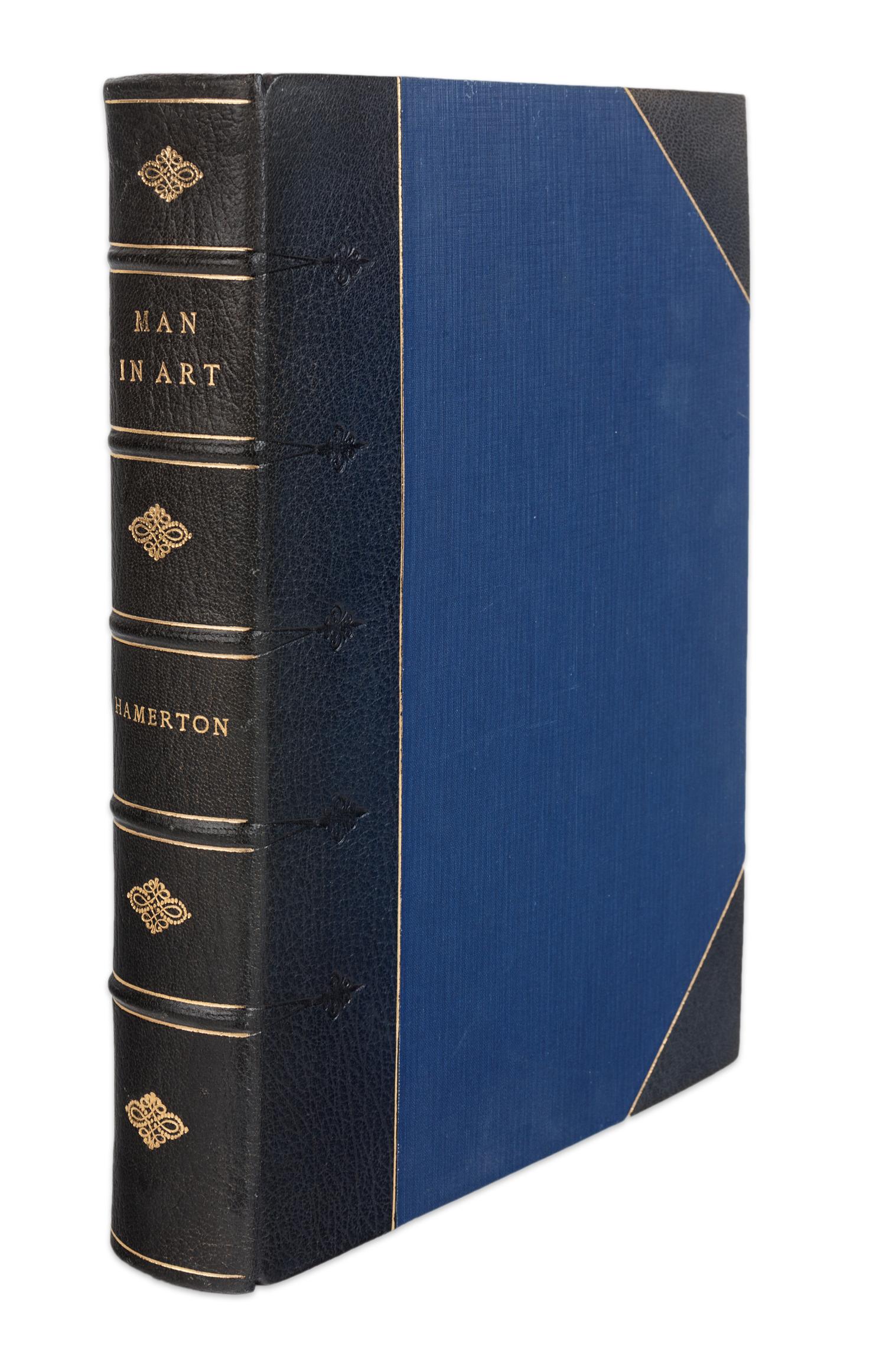 [MONASTERY HILL BINDING]. HAMERTON, Philip Gilbert (1834-1894). Man in Art . London: MacMillan & Co., 1892.
