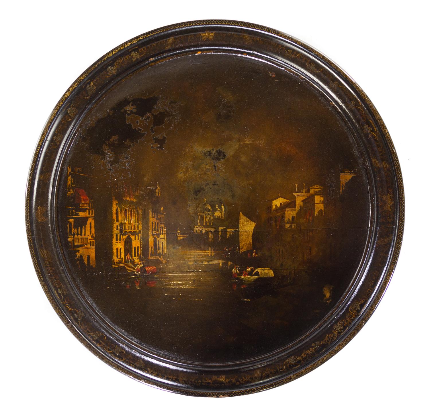 A French Lacquered Center Table