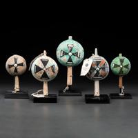 Group of Pueblo Polychrome Rattles, From the Collection of Dick Jemison, Alabama