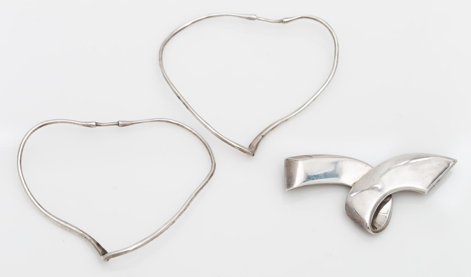A Collection of Sterling Silver Jewelry, Tiffany & Co., 14.00 dwts.