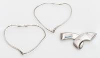 A Collection of Sterling Silver Jewelry, Tiffany & Co., 14.00 dwts.