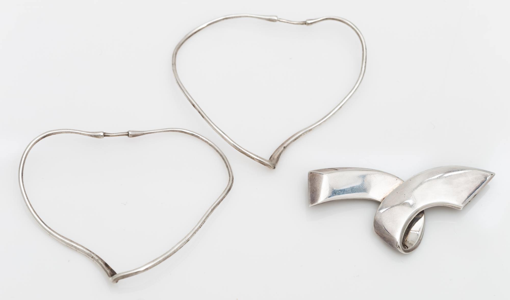 A Collection of Sterling Silver Jewelry, Tiffany & Co., 14.00 dwts.