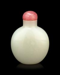 A White Jade Snuff Bottle