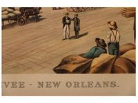 [WALKER, William Aiken (1839-1921)]. The Levee - New Orleans. New York: Currier & Ives, 1884.
