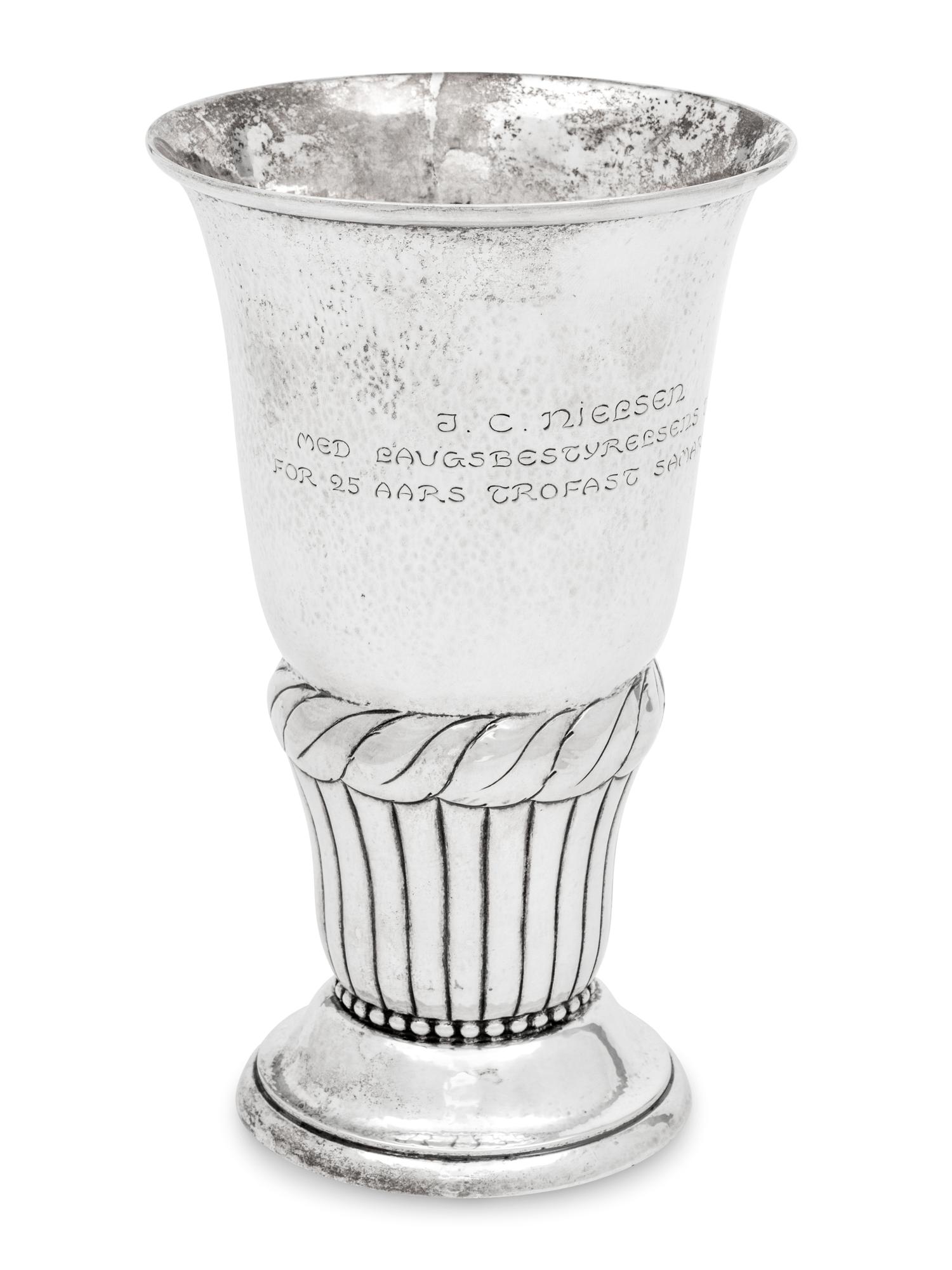 A Danish Silver Vase