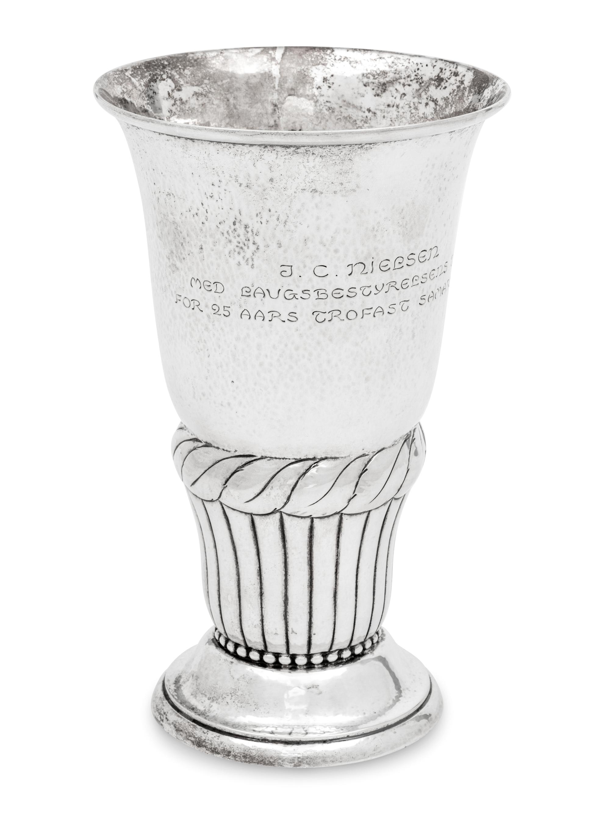 A Danish Silver Vase