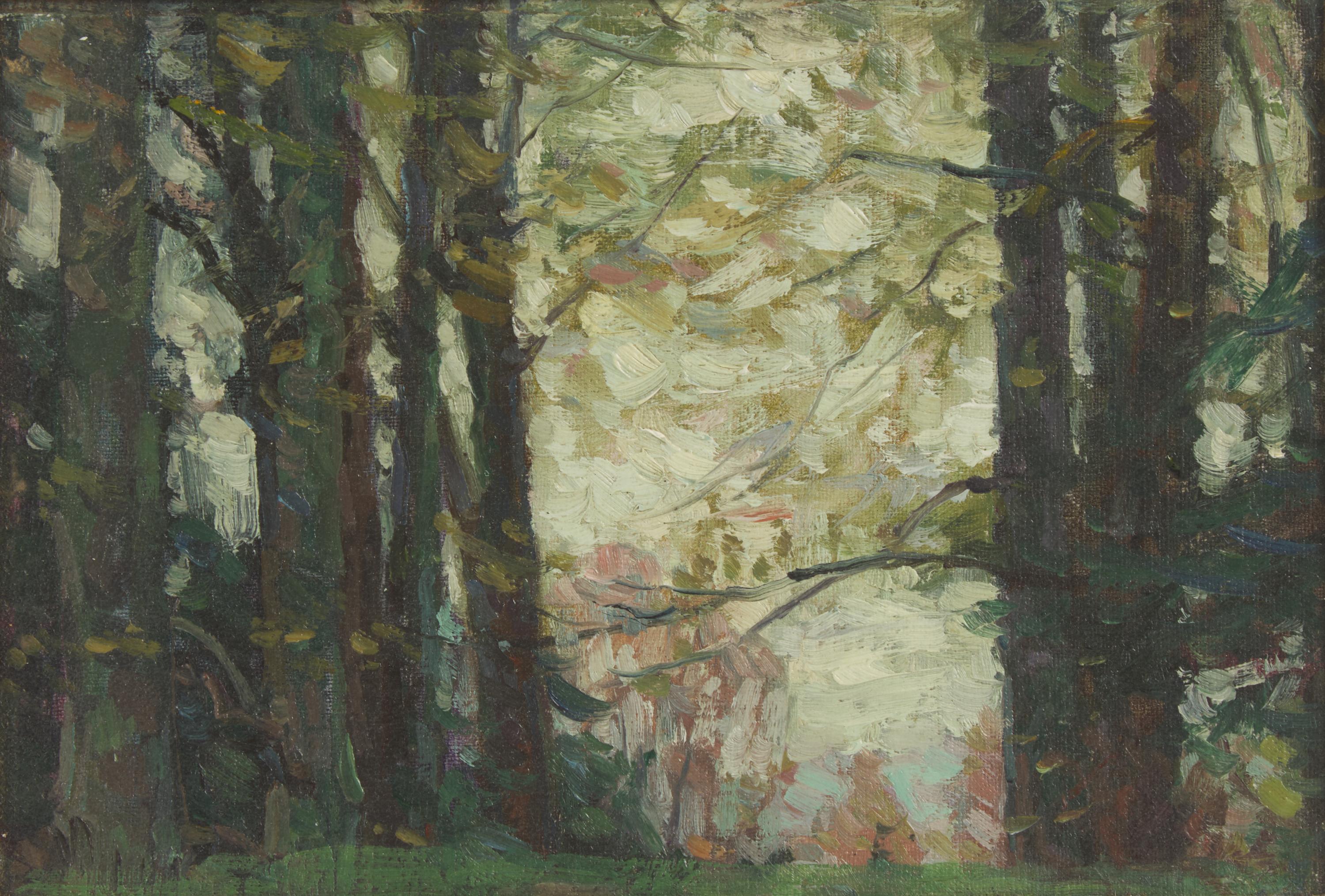John Fabian Carlson (American/Swedish, 1875–1945) — Spring in the Forest