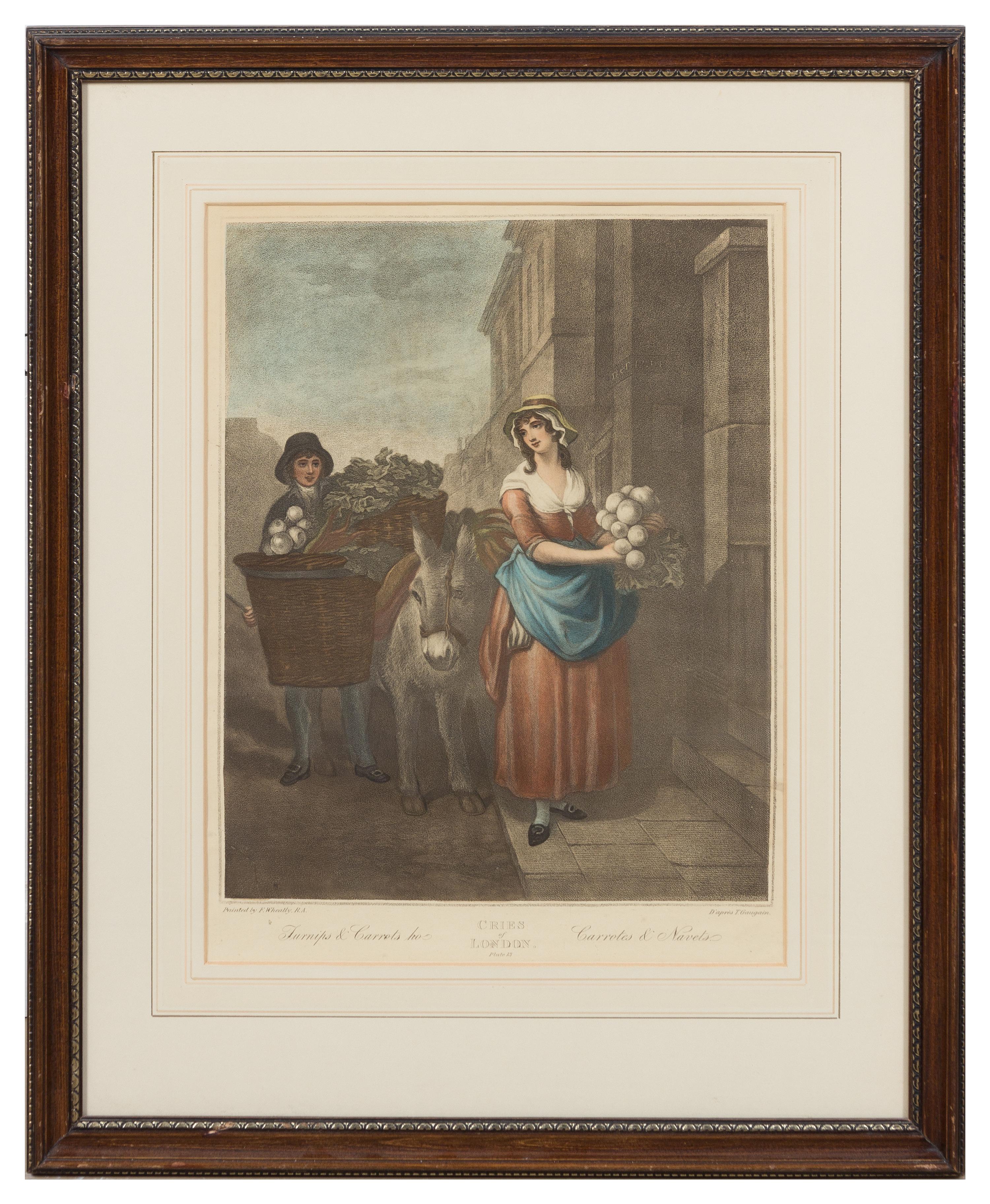 A Set of Thirteen English Mezzotint Engravings Height of tallest overall 23 inches.