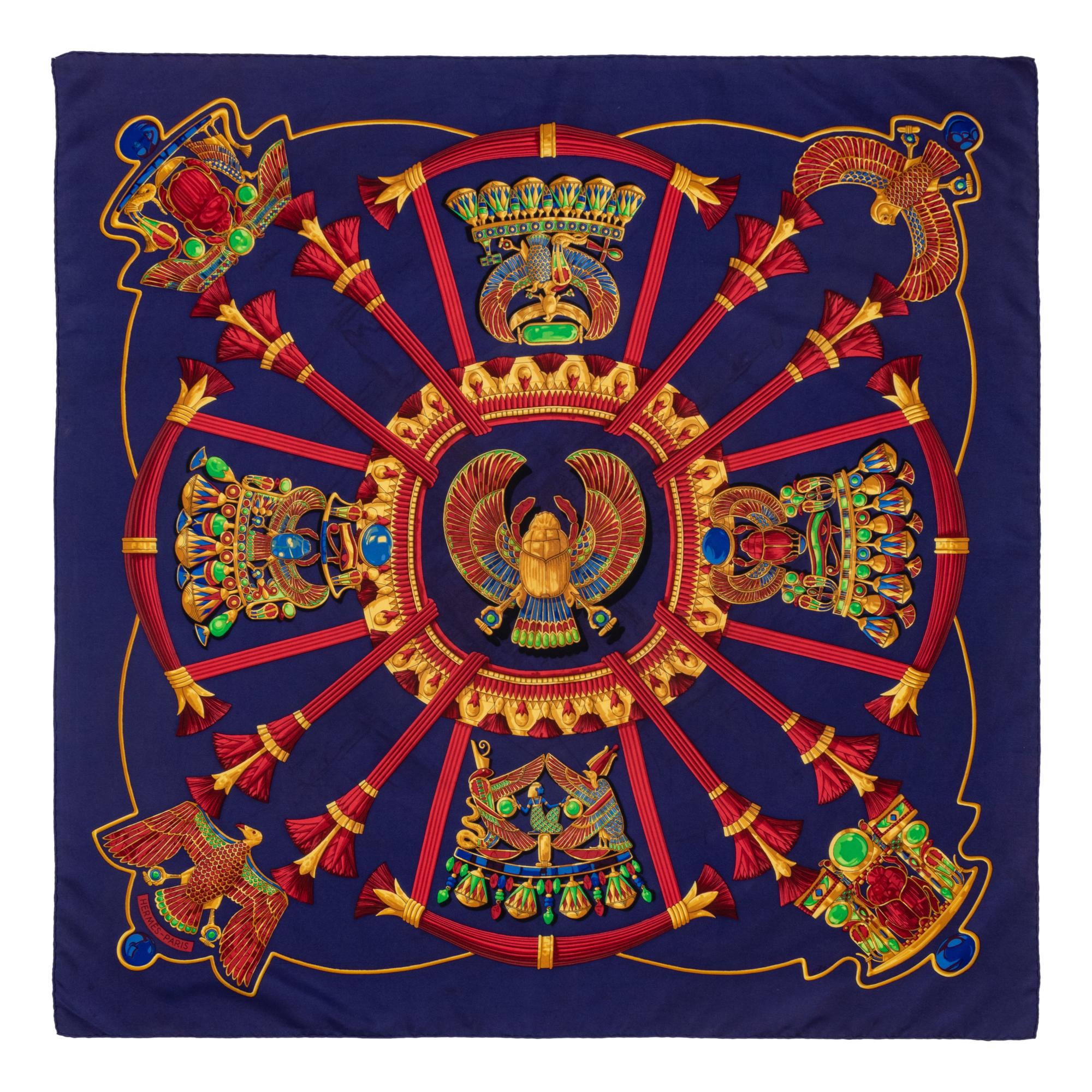 Two Hermès 90cm Silk Scarf, Carré