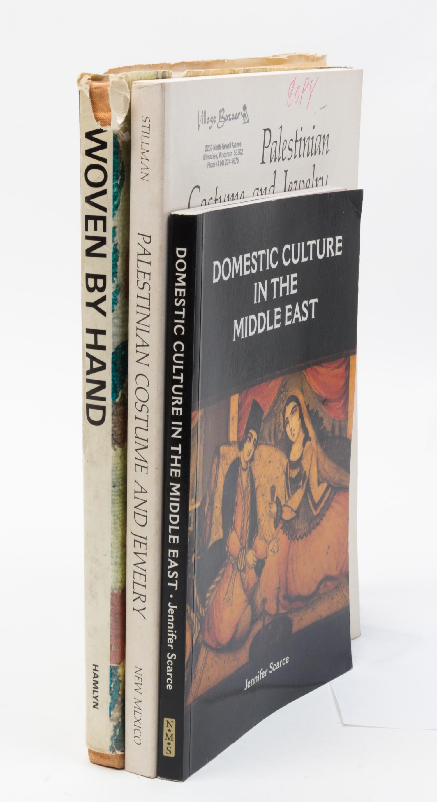 Eight Books Pertaining to Middle Eastern Textiles