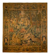 A Flemish Wild Park Wool Tapestry — 16TH CENTURY