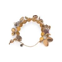 YELLOW GOLD CHARM BRACELET