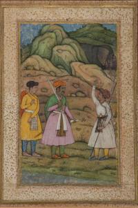 Four Indian Miniature Watercolors