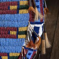 Cheyenne Beaded Hide Possible Bags, Matched Pair
