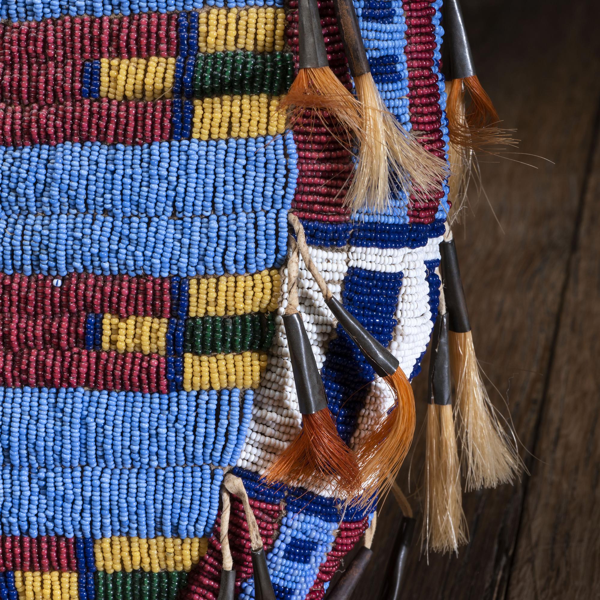 Cheyenne Beaded Hide Possible Bags, Matched Pair