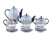 A Lomonosov Porcelain Tea and Coffee Service