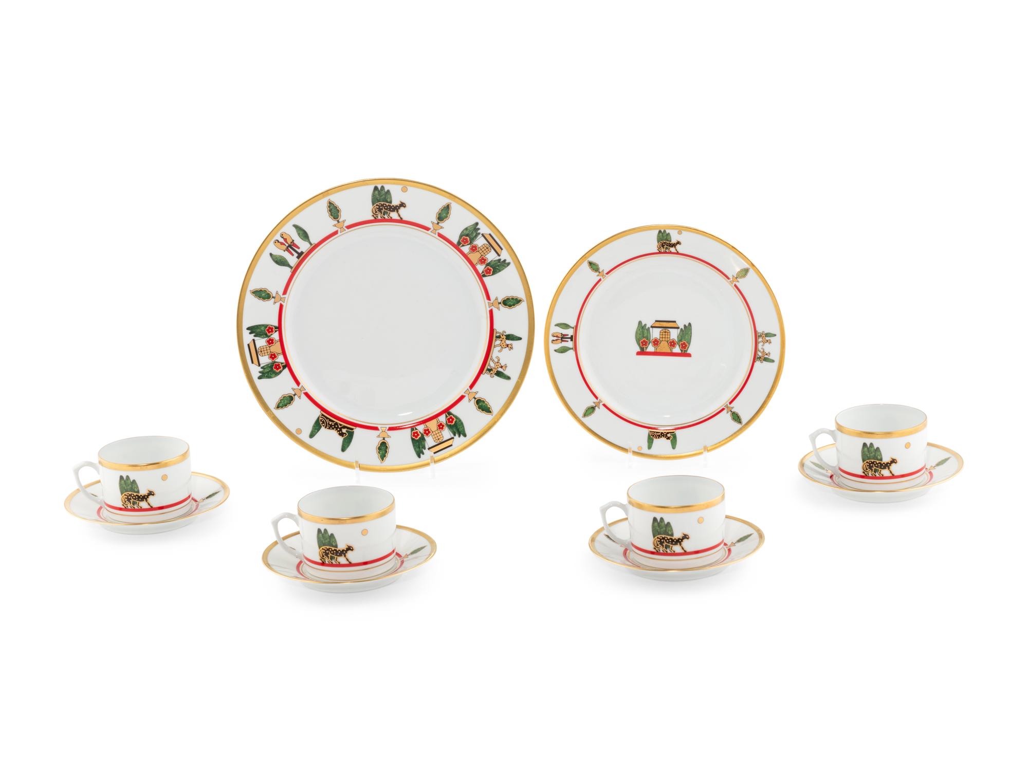 A Cartier La Maison de Louis Porcelain Dinner Service